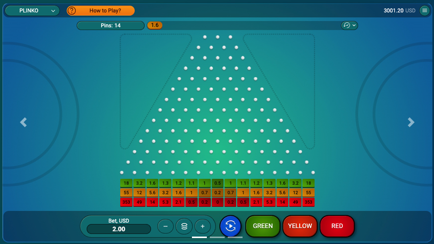 Em que consiste o jogo do Plinko